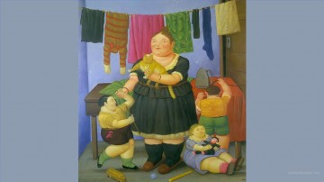 Fernando Botero Painting - magritte fernando botero